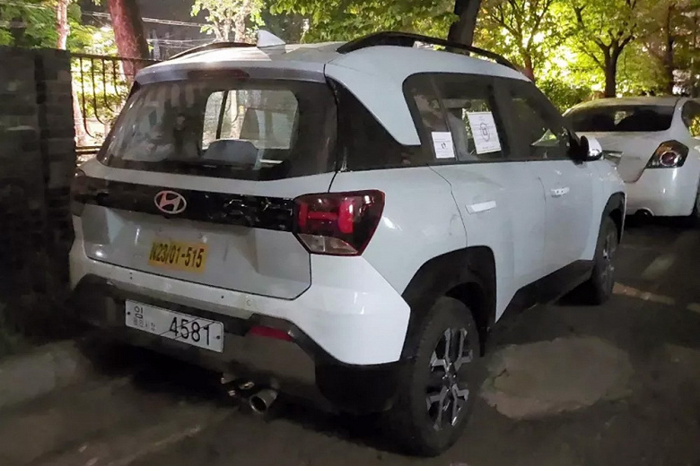 This is a Hyundai Exter. Hyundai's latest crossover declassified on live photos